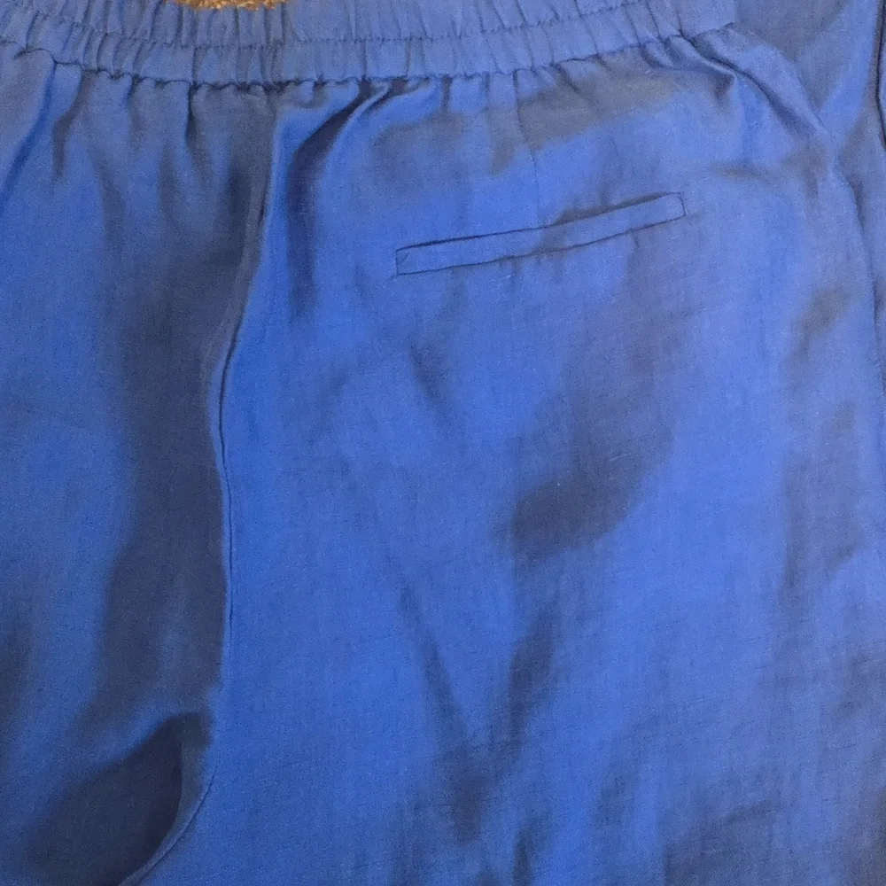EUC Zara Linen Blend Cobat Blue Pants - Picture 6 of 6